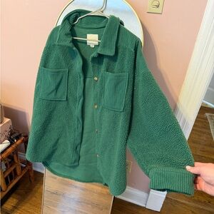 American Eagle Cozy Sherpa Shacket